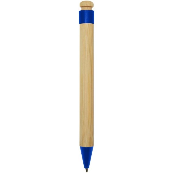 Immagine Penna a sfera in plastica riciclata e bambù Rattan