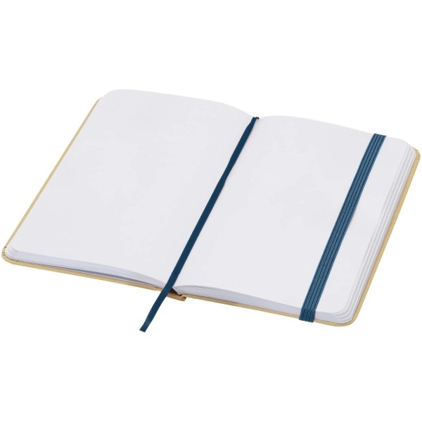 Immagine Blocco note formato A6 con copertina rigida in materiale riciclata e pagine bianche Reed