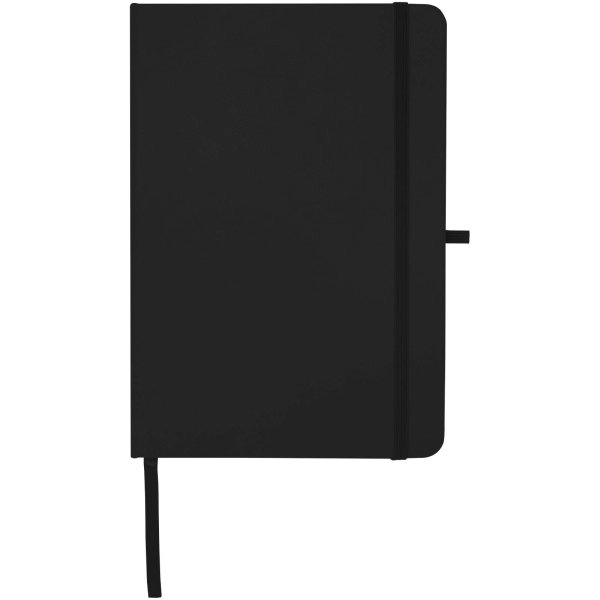 Immagine Blocco note formato A5 con copertina rigida in materiale riciclato e pagine a righe Teak