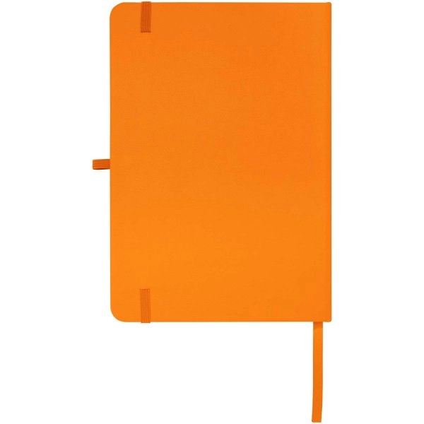 Immagine Blocco note formato A5 con copertina rigida in materiale riciclato e pagine a righe Teak