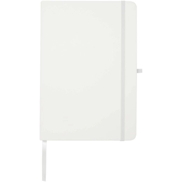 Immagine Blocco note formato A5 con copertina rigida in materiale riciclato e pagine a righe Teak