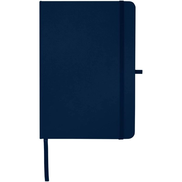 Immagine Blocco note formato A5 con copertina rigida in materiale riciclato e pagine a righe Teak