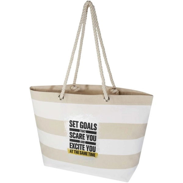 Immagine Tote bag da spiaggia in materiale riciclato certificato GRS 270 g/m² Florida