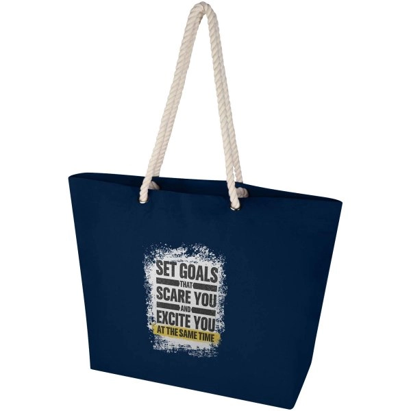 Immagine Tote bag da spiaggia in materiale riciclato certificato GRS 270 g/m² Florida