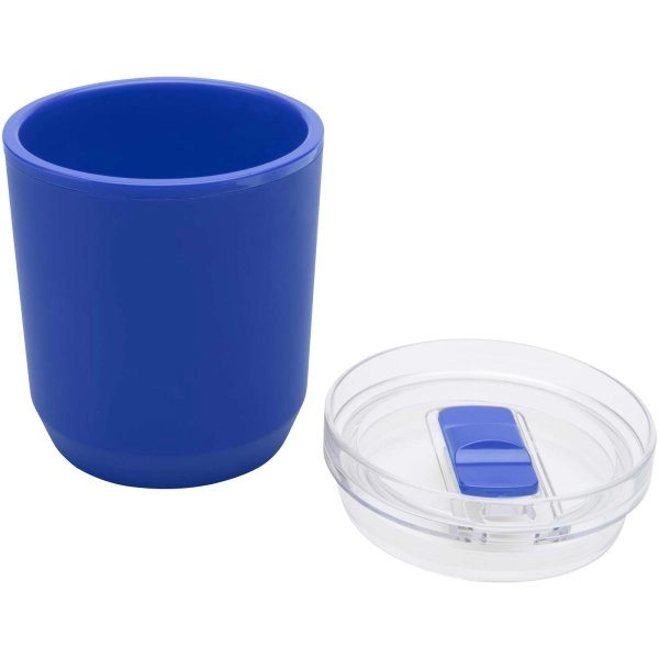 Immagine Bicchiere a doppia parete in plastica riciclata da 180 ml Hudson