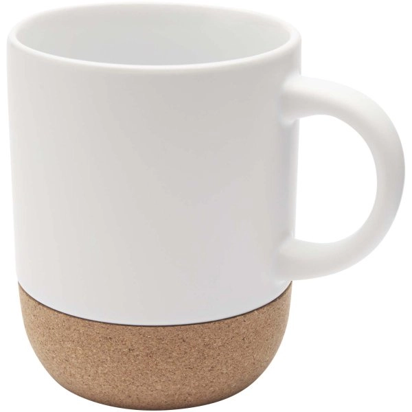 Immagine Tazza in ceramica con dettagli in sughero e finitura opaca da 300 ml Billie