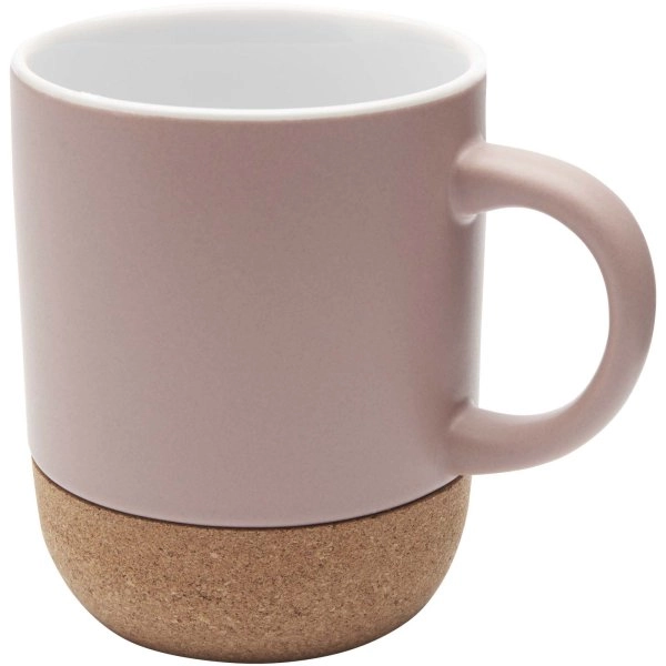 Immagine Tazza in ceramica con dettagli in sughero e finitura opaca da 300 ml Billie