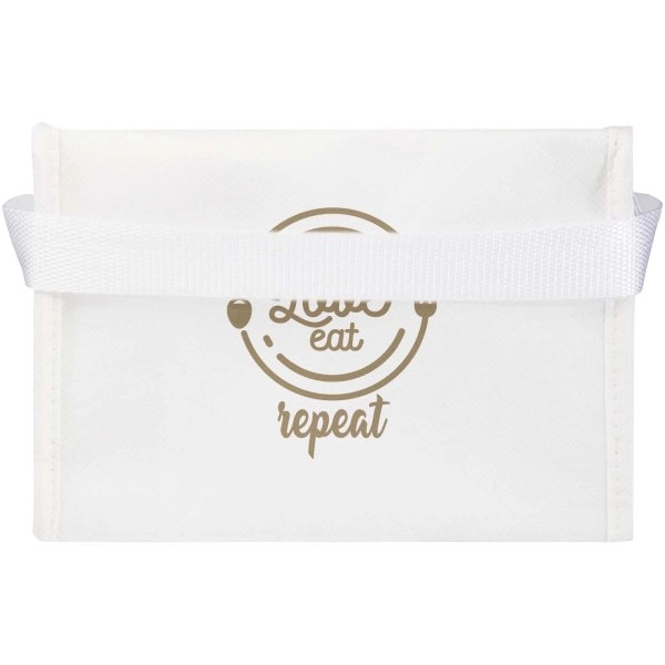 Immagine Borsa termica con capacità per 6 lattine in tessuto non tessuto riciclato certificato GRS Spectrum - 4L