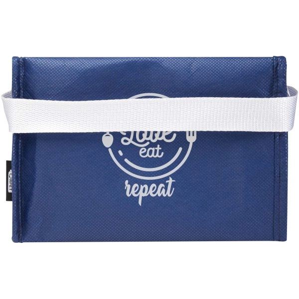 Immagine Borsa termica con capacità per 6 lattine in tessuto non tessuto riciclato certificato GRS Spectrum - 4L