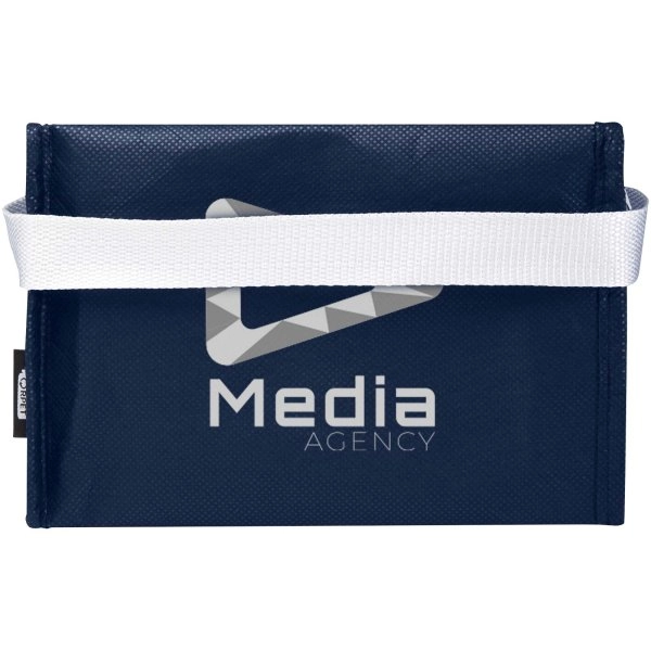 Immagine Borsa termica con capacità per 6 lattine in tessuto non tessuto riciclato certificato GRS Spectrum - 4L