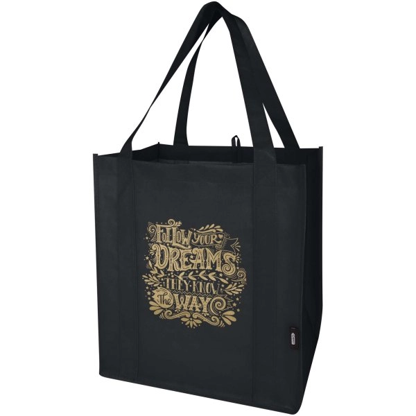 Immagine Tote bag con fondo rigido in tessuto non tessuto riciclato certificato GRS Liberty - 29L