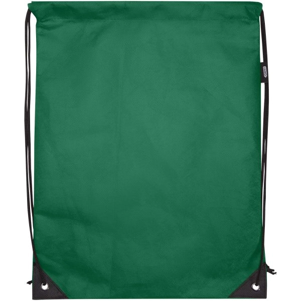 Immagine Borsa con coulisse in tessuto non tessuto riciclato certificato GRS Evergreen - 5L