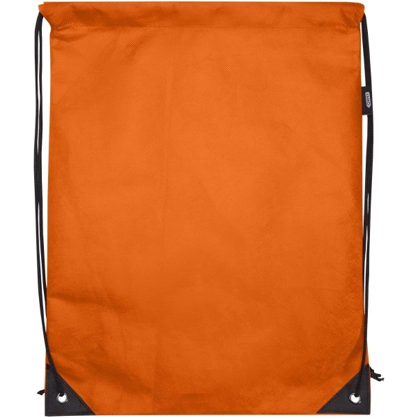 Immagine Borsa con coulisse in tessuto non tessuto riciclato certificato GRS Evergreen - 5L