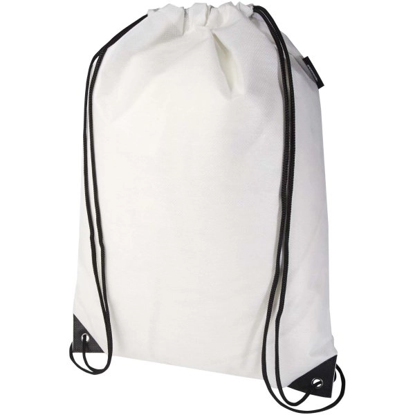 Immagine Borsa con coulisse in tessuto non tessuto riciclato certificato GRS Evergreen - 5L