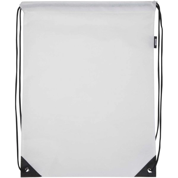 Immagine Borsa con coulisse in tessuto non tessuto riciclato certificato GRS Evergreen - 5L