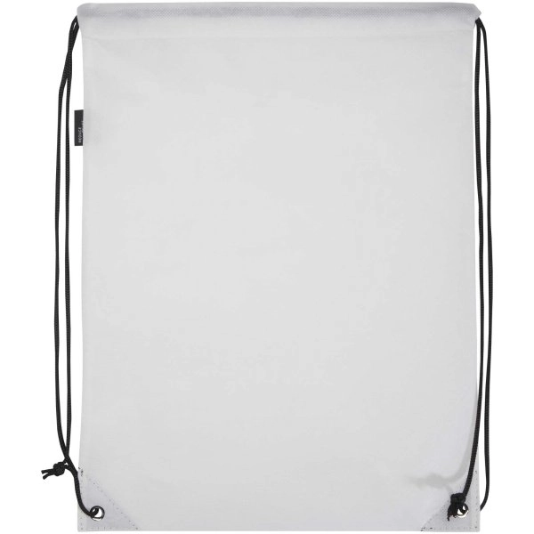 Immagine Borsa con coulisse in tessuto non tessuto riciclato certificato GRS Evergreen - 5L