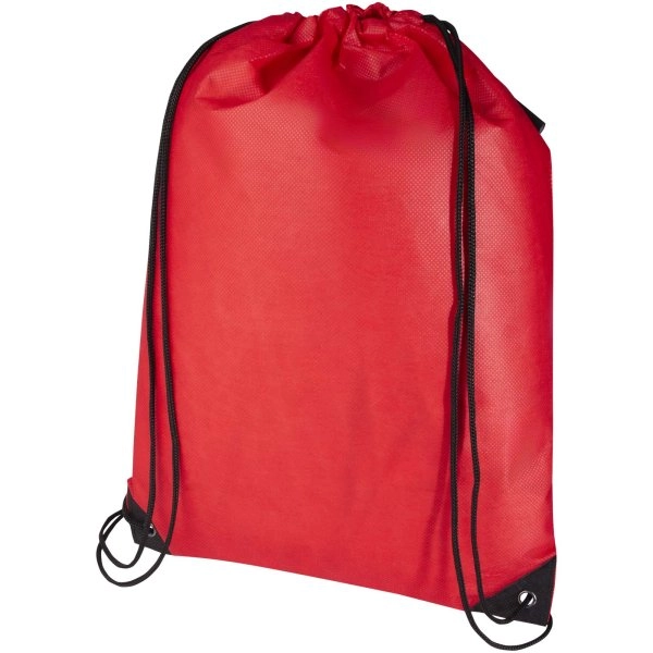 Immagine Borsa con coulisse in tessuto non tessuto riciclato certificato GRS Evergreen - 5L