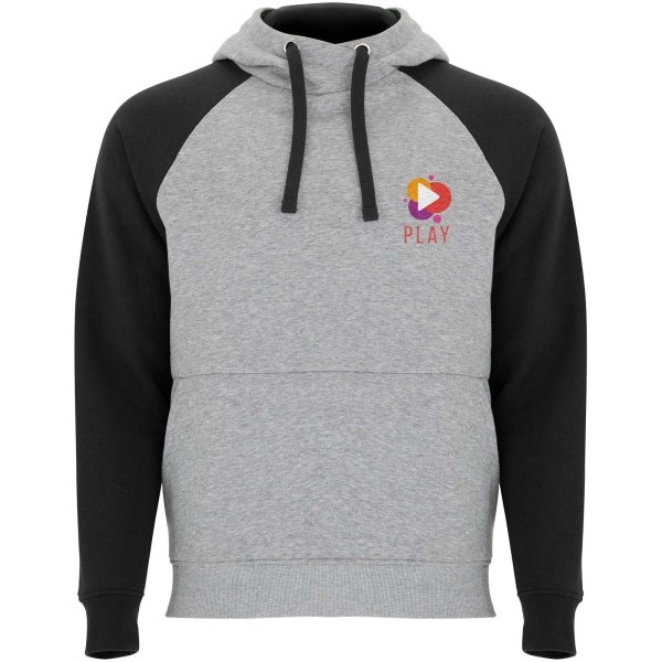 Immagine Felpa con cappuccio unisex bicolore Badet