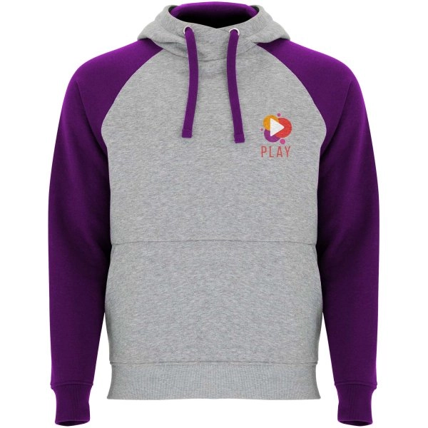 Immagine Felpa con cappuccio unisex bicolore Badet