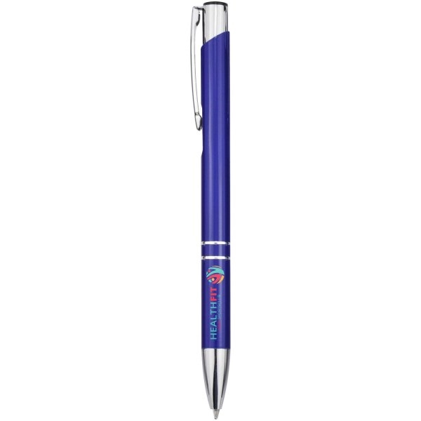 Immagine Penna a sfera in alluminio riciclato Moneta (inchiostro blu)