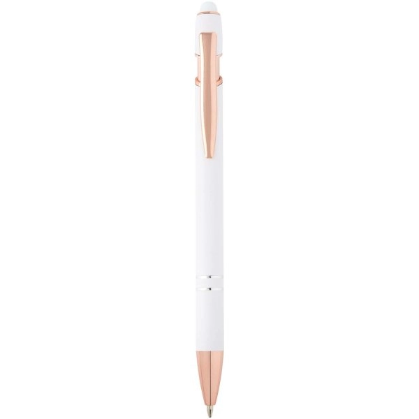Immagine Penna a sfera con finitura oro rosa Nanna (inchiostro blu)