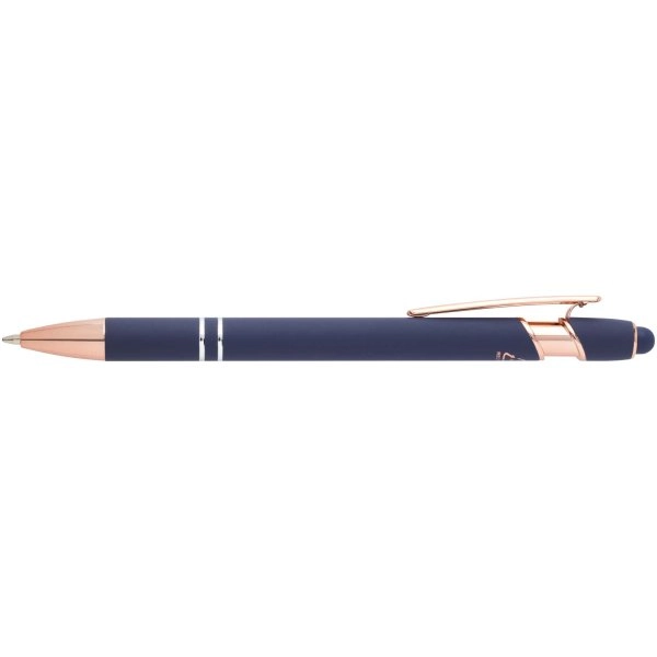 Immagine Penna a sfera con finitura oro rosa Nanna (inchiostro blu)