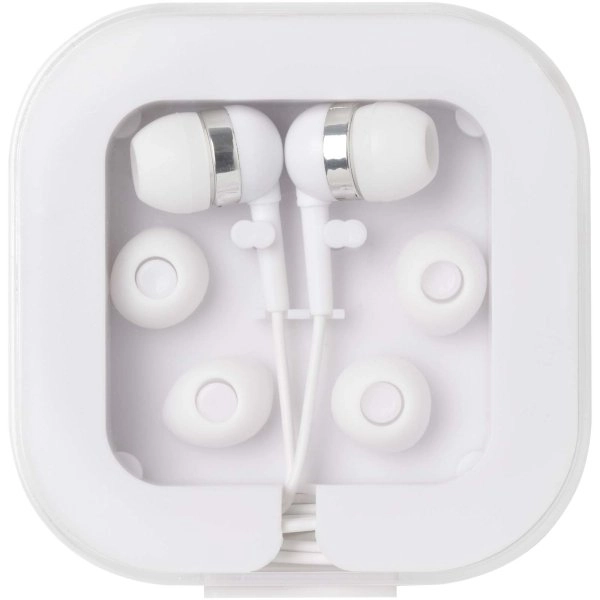 Immagine Auricolari tipo C cablati con astuccio in plastica riciclata Dofida