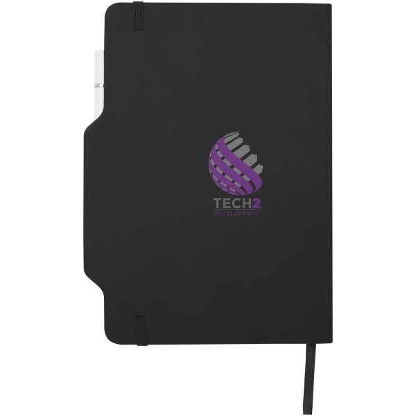 Immagine Blocco note formato A5 con copertina rigida e combinazione di penna e matita Nexus