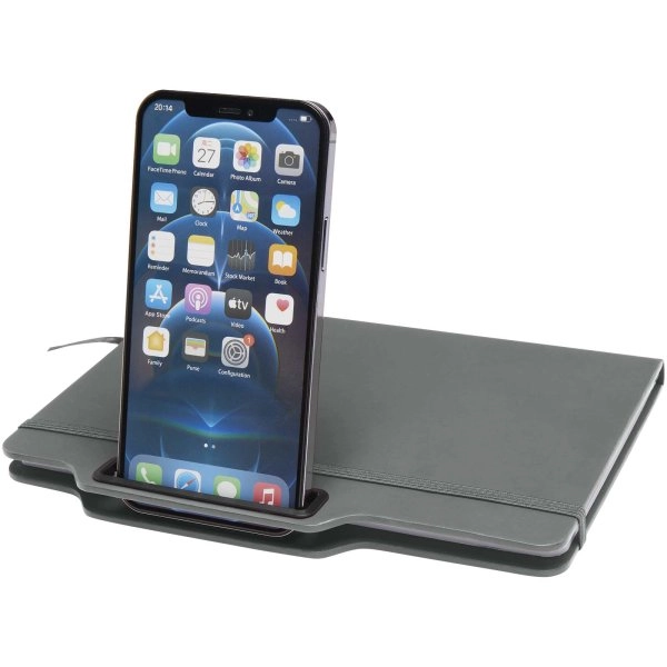 Immagine Blocco note formato A5 con copertina rigida e combinazione di penna e matita Nexus