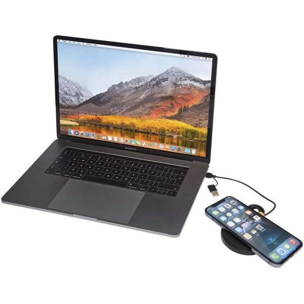 Immagine Stazione di ricarica wireless in plastica riciclata da 15 W Freal