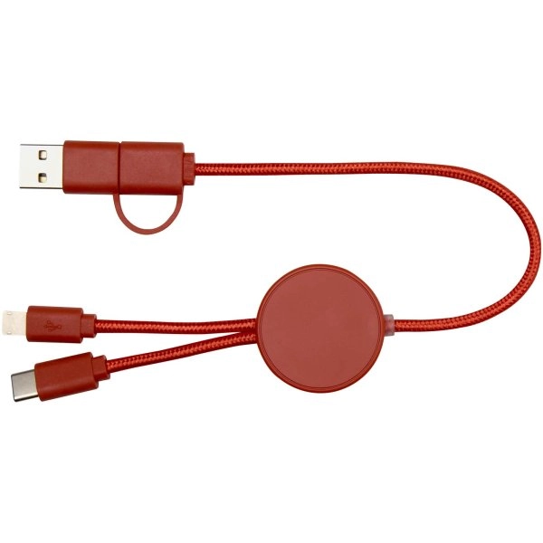 Immagine Cavo 5-in-1 in plastica riciclata da 30 cm per la sincronizzazione dei dati e la ricarica rapida da 27 W Citala