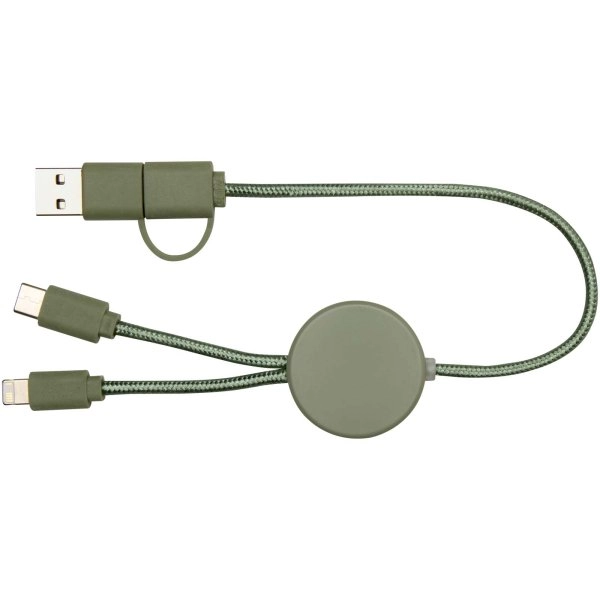 Immagine Cavo 5-in-1 in plastica riciclata da 30 cm per la sincronizzazione dei dati e la ricarica rapida da 27 W Citala