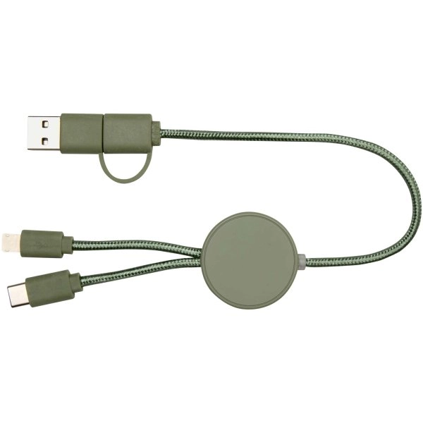 Immagine Cavo 5-in-1 in plastica riciclata da 30 cm per la sincronizzazione dei dati e la ricarica rapida da 27 W Citala
