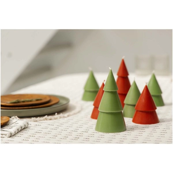 Immagine Set di due Candele a forma di albero di Natale - formato medio Originalhome