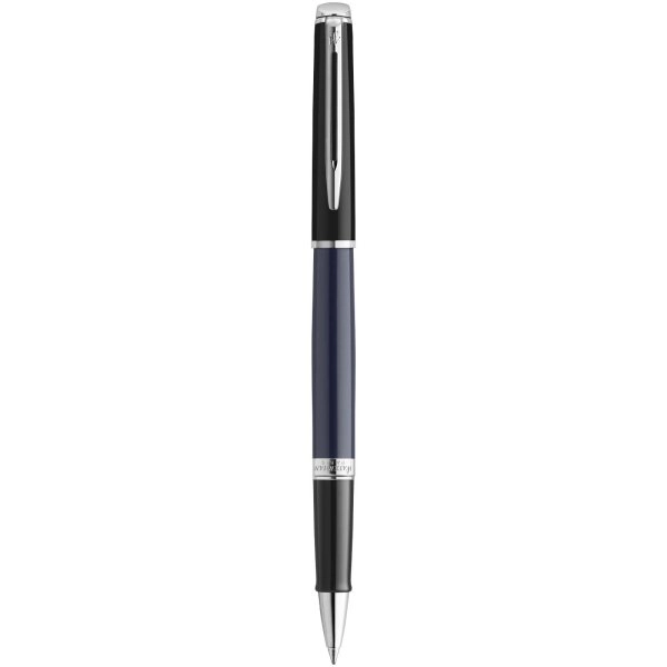Immagine Penna roller colorata con finiture in palladio Hemisphere (inchiostro nero)