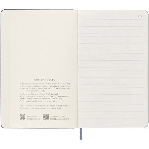Immagine Blocco note smart formato L - a righe Moleskine