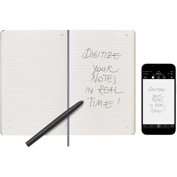 Immagine Blocco note smart formato L - a righe Moleskine