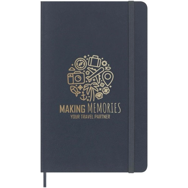 Immagine Blocco note con copertina morbida formato L - a righe Moleskine 100% VEGEA® Capri
