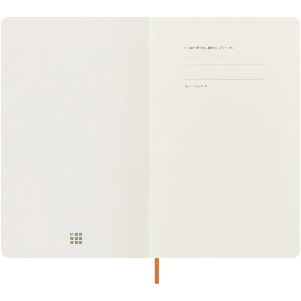 Immagine Blocco note con copertina morbida formato L - a righe Moleskine 100% VEGEA® Capri