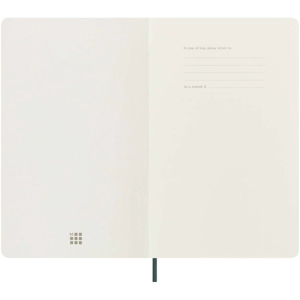 Immagine Blocco note con copertina morbida formato L - a righe Moleskine 100% VEGEA® Boa
