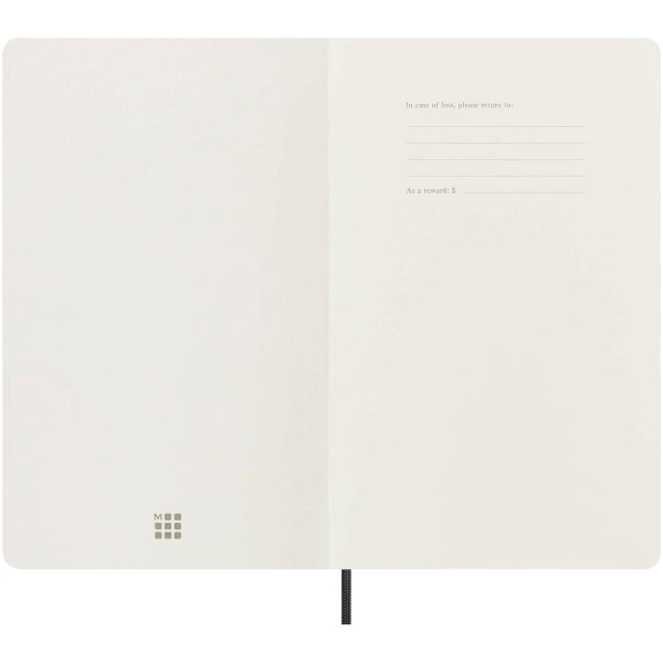 Immagine Blocco note con copertina morbida formato L - a righe Moleskine 100% VEGEA® Boa