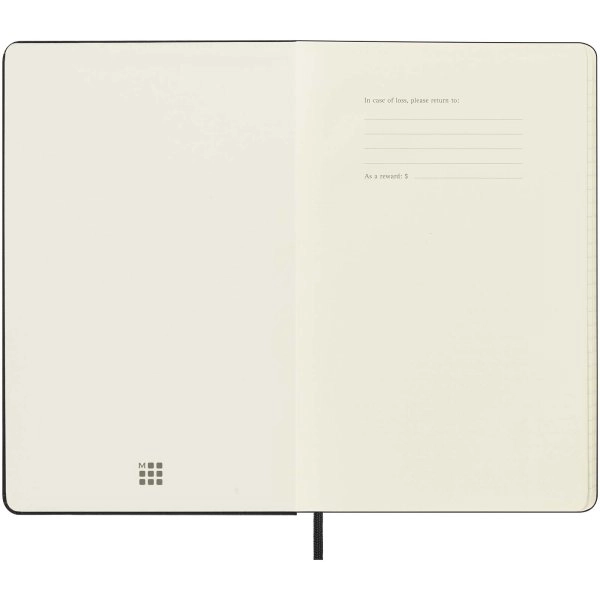 Immagine Agenda settimanale orizzontale 12 mesi formato L con copertina rigida Moleskine