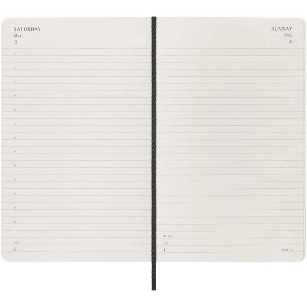 Immagine Agenda giornaliera 12 mesi con copertina morbida Moleskine