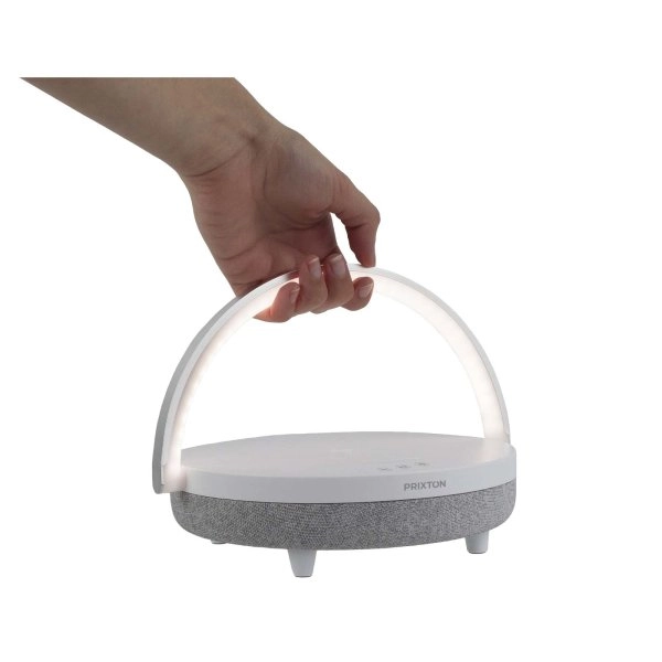 Immagine Speaker Bluetooth® 4 in 1 da 10 W con luce LED e base di ricarica wireless Prixton