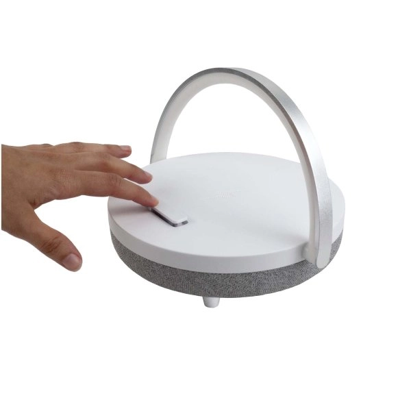 Immagine Speaker Bluetooth® 4 in 1 da 10 W con luce LED e base di ricarica wireless Prixton