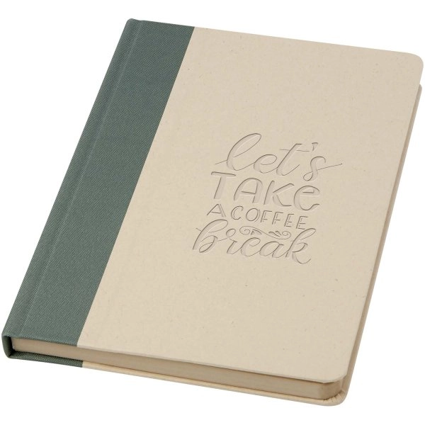 Immagine Blocco note formato A5 con copertina rigida in carta derivante dalla canna da zucchero Liliana