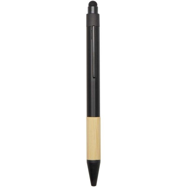 Immagine Set regalo con blocco note formato A5 con copertina rigida e penna a sfera Carmen (inchiostro nero)