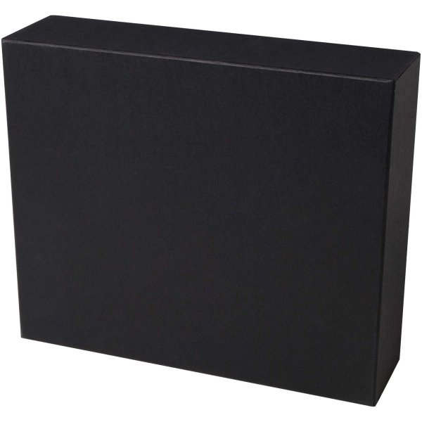 Immagine Set regalo con blocco note formato A5 con copertina rigida e penna a sfera Laura (inchiostro nero)