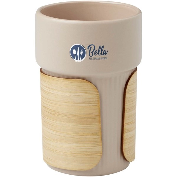Immagine Bicchiere con custodia in bambù da 340 ml Fika