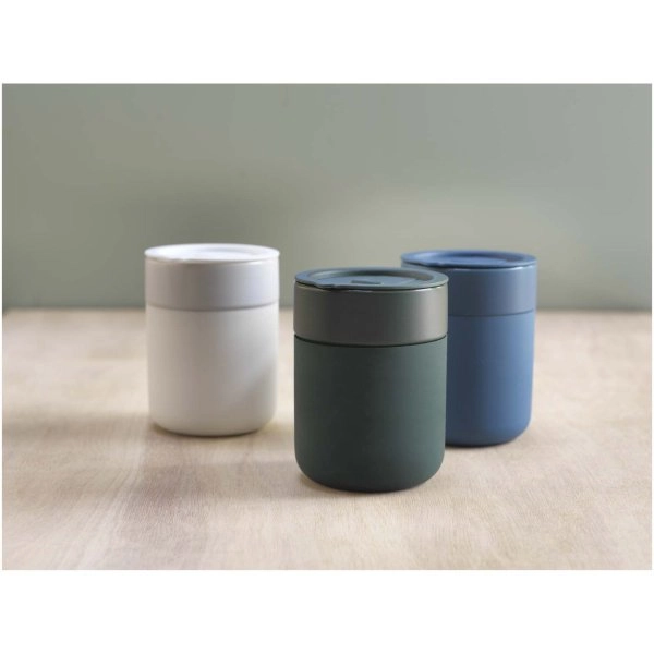 Immagine Bicchiere in ceramica con involucro in silicone e coperchio in plastica da 330 ml Java